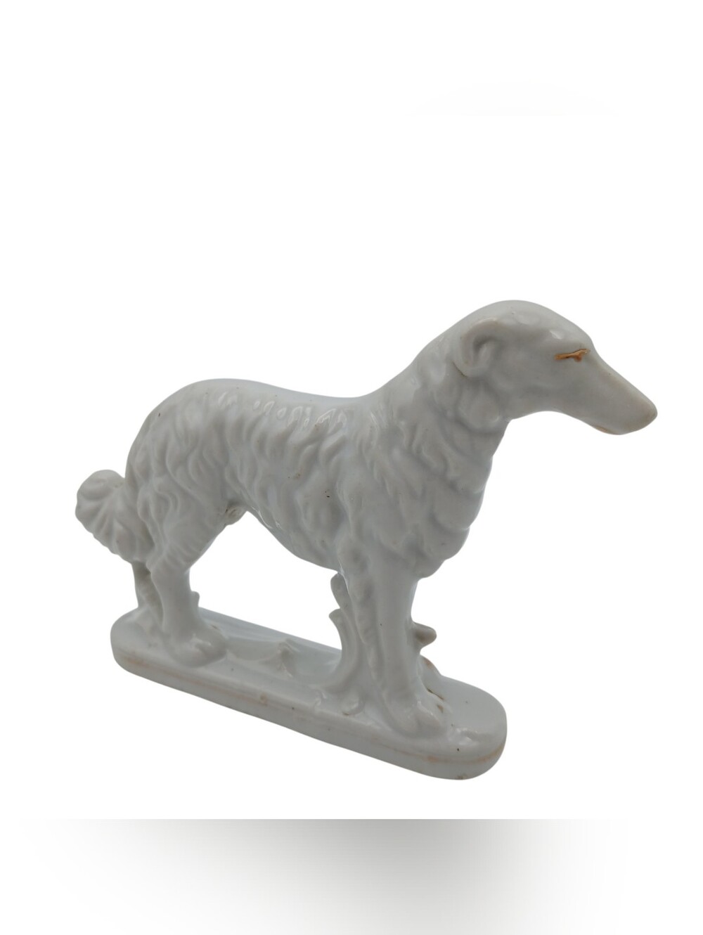 Porcelain Dog Figurine Japan 4'' Tall